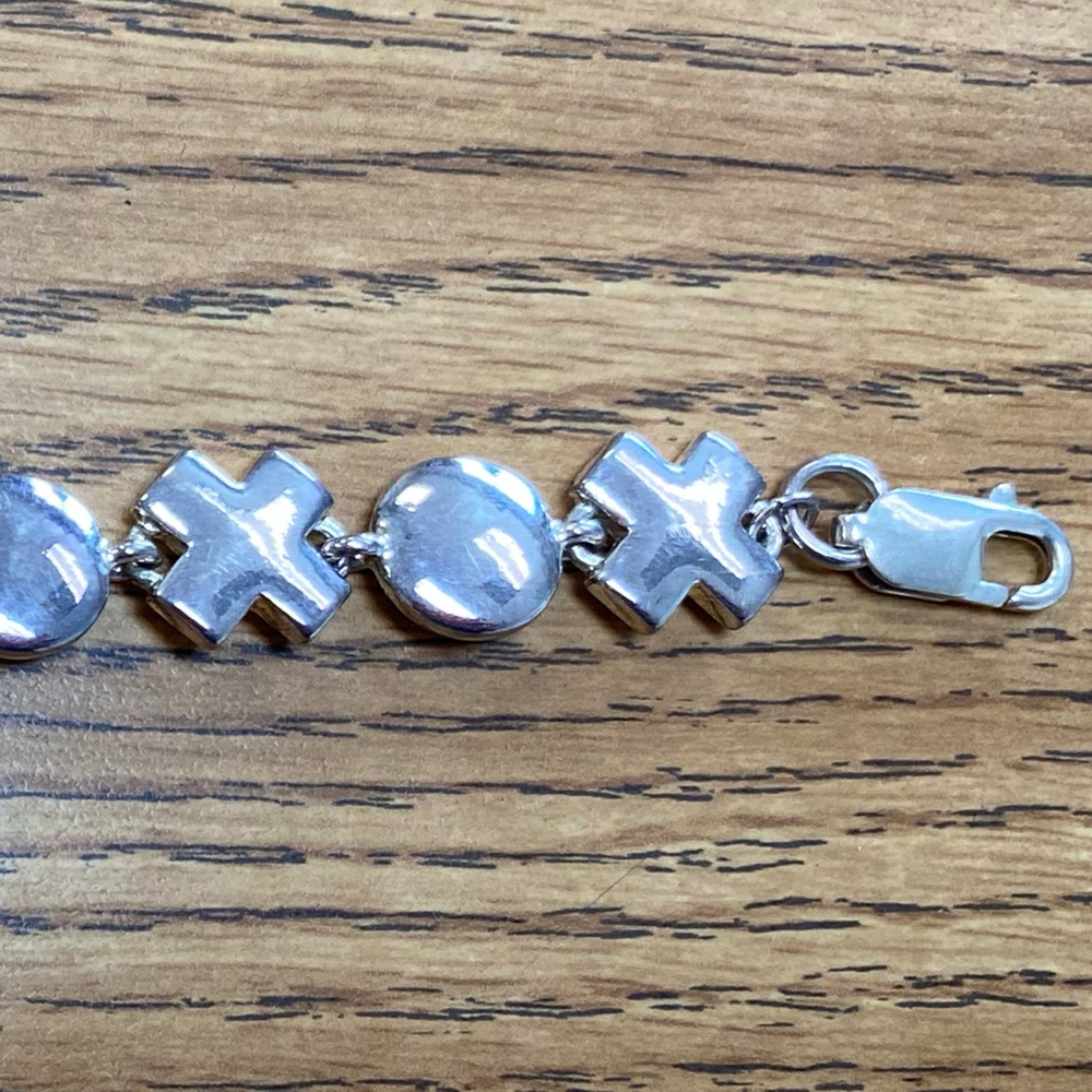 Hugs & Kisses Silver Bracelet